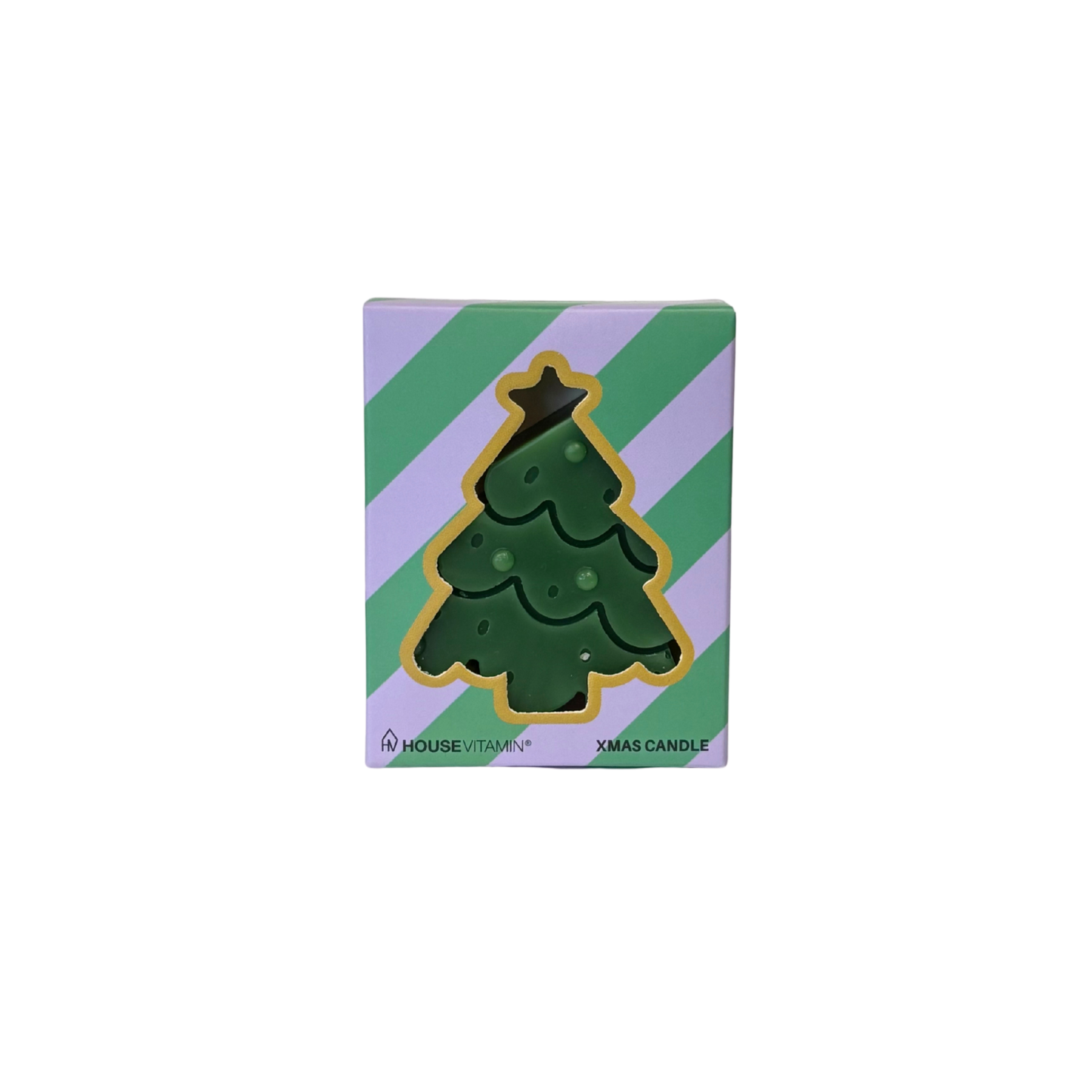 Candle - Xmas Tree - Green - 70 gram