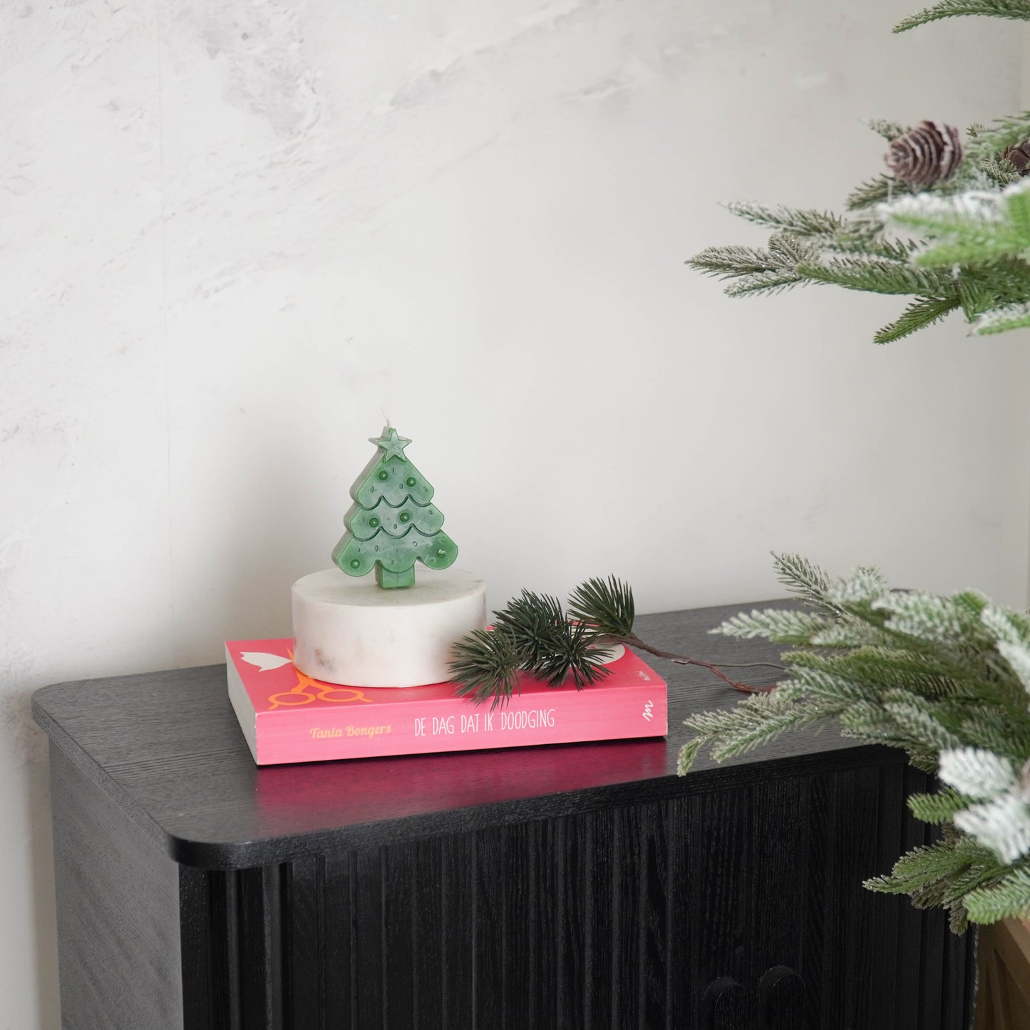 Candle - Xmas Tree - Green - 70 gram