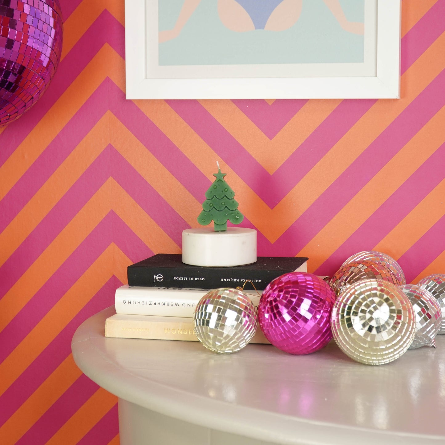 Candle - Xmas Tree - Green - 70 gram