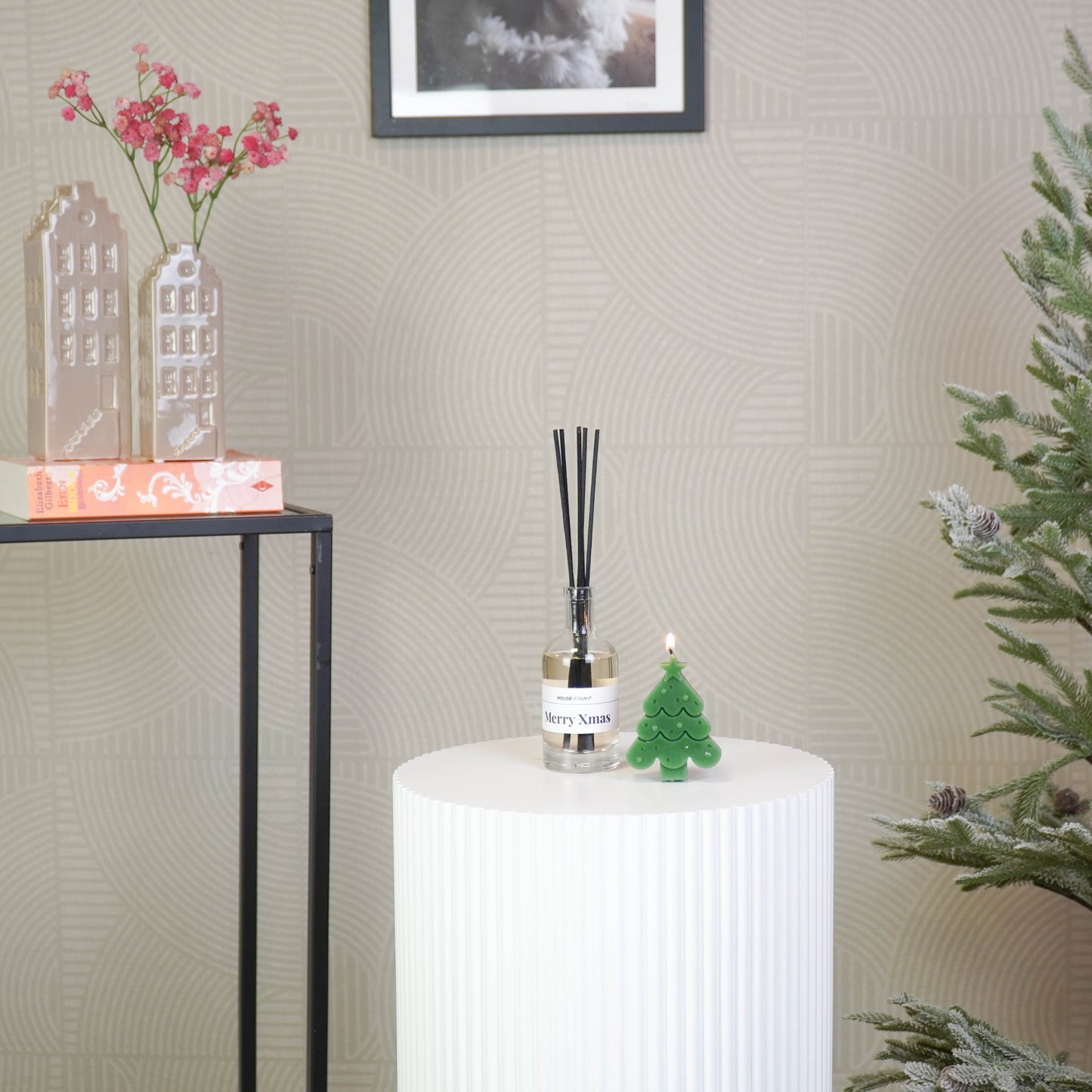 Candle - Xmas Tree - Green - 70 gram