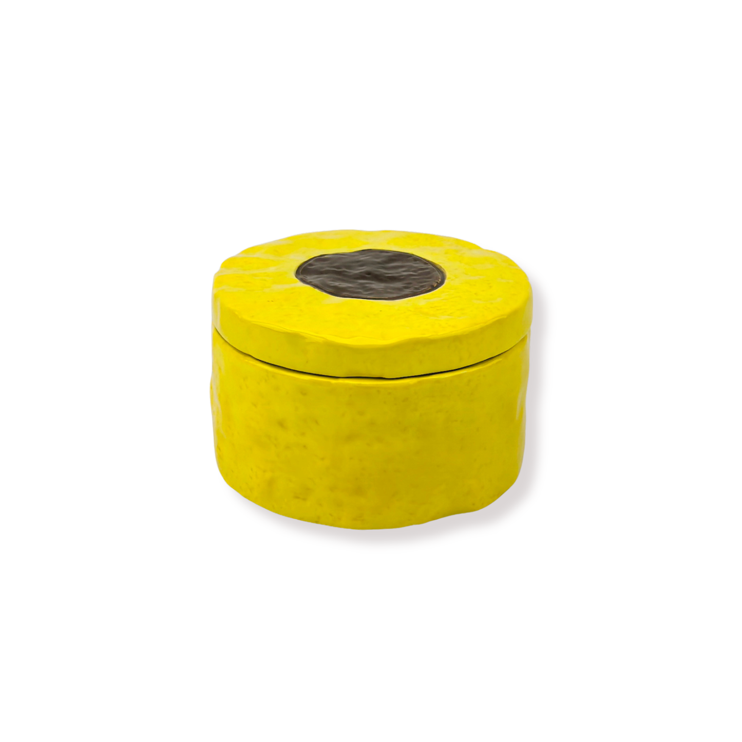 Storage jar - English Liquorice - Yellow - 9x9x6cm