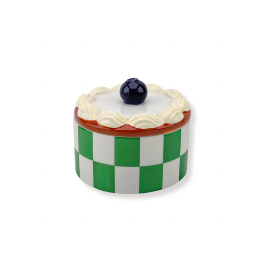 Storage jar - Tartlet Whipped Cream - Green - 9x9x7,5cm