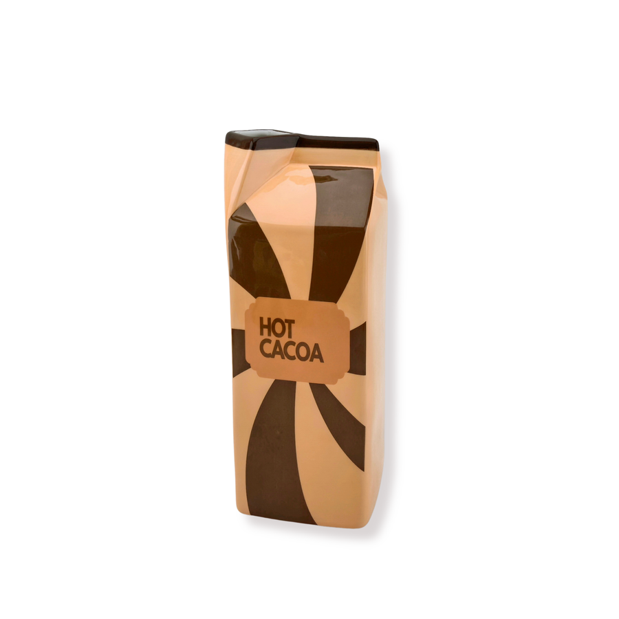 Flower Vase - Hot Cocao - Brown/Caramel - 10x10x25,5cm