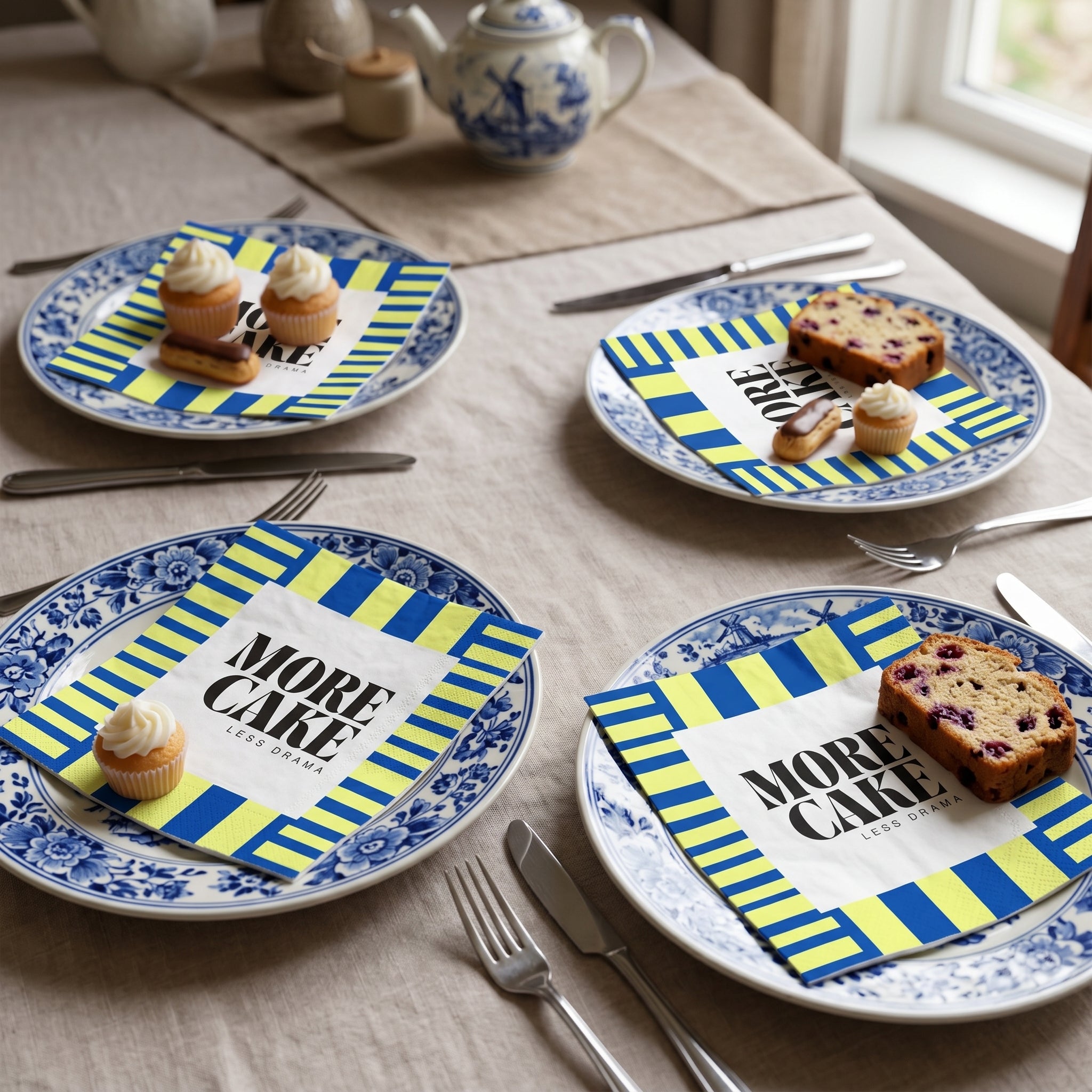 Paper Napkins “More Cake” FSC – 3-Ply – 33x33 cm (20 Pcs)