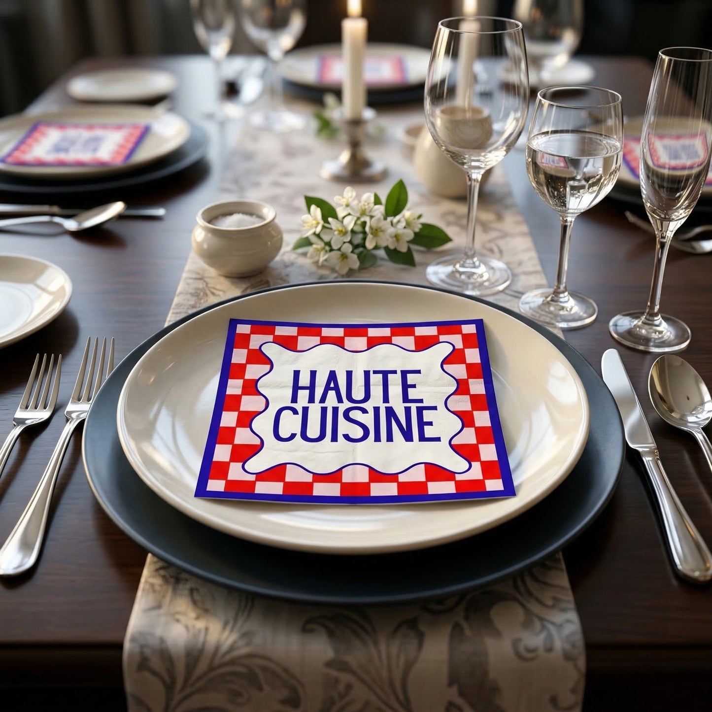 Paper Napkins “Haute Cuisine” FSC – 3-Ply – 33x33 cm (20 Pcs