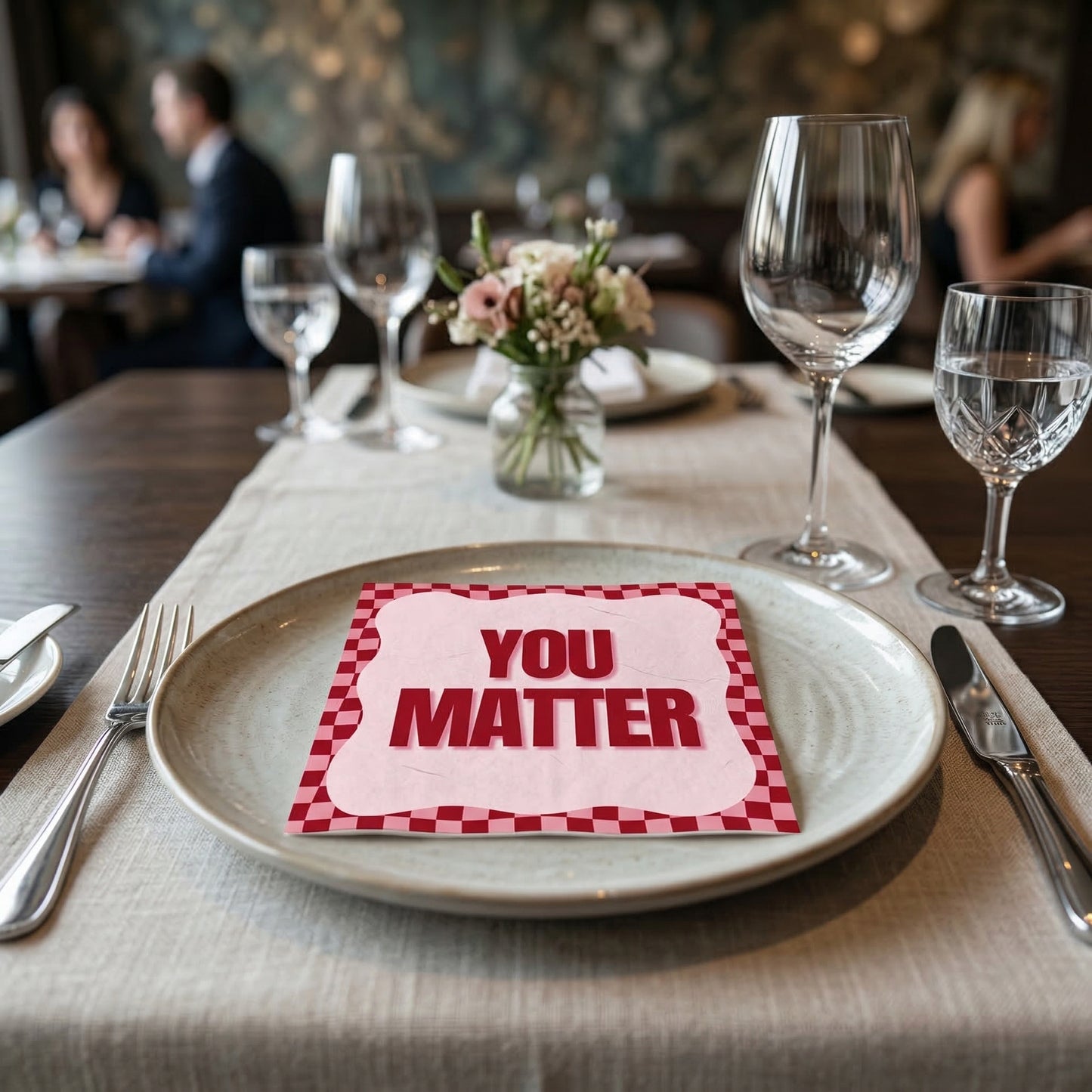 Paper Napkins “You Matter” FSC – 3-Ply – 33x33 cm (20 Pcs)