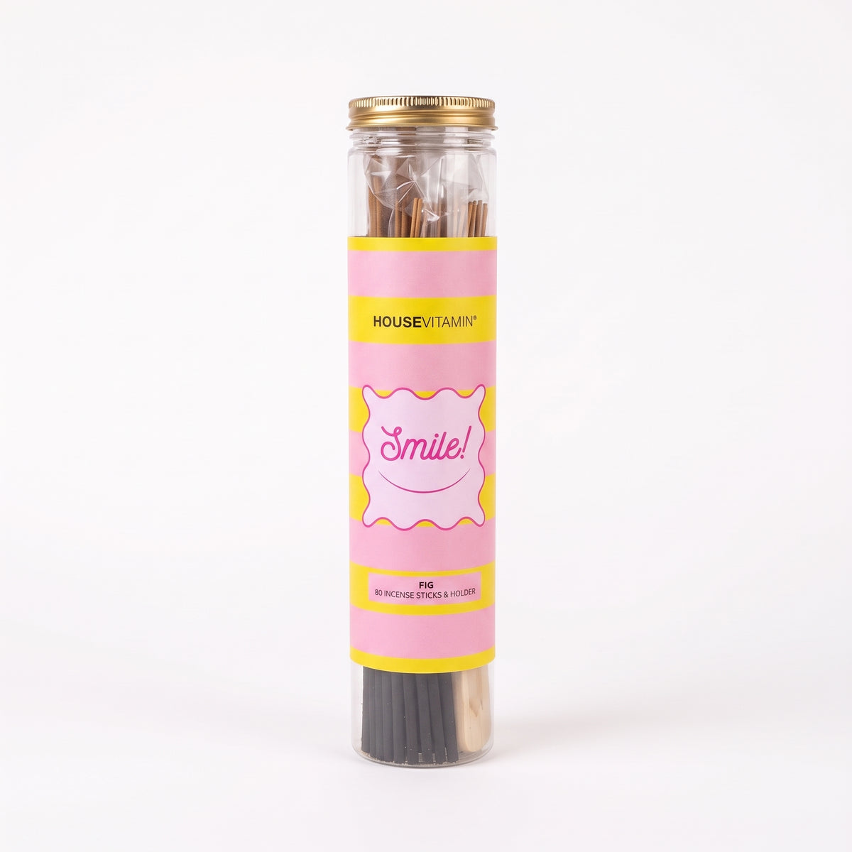 Incense Stick + Ash Catcher - 'Smile' - Fig