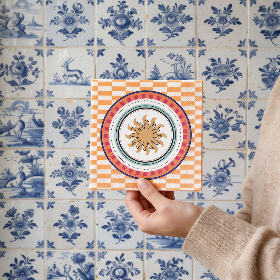 Paper Napkins “Sun” – FSC – 3-Ply – 33x33 cm (20 Pcs)