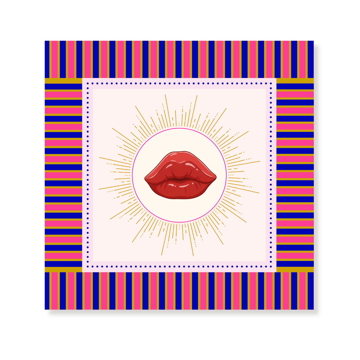Paper Napkins “Lips” - FSC – 3-Ply – 33x33 cm (20 Pcs)