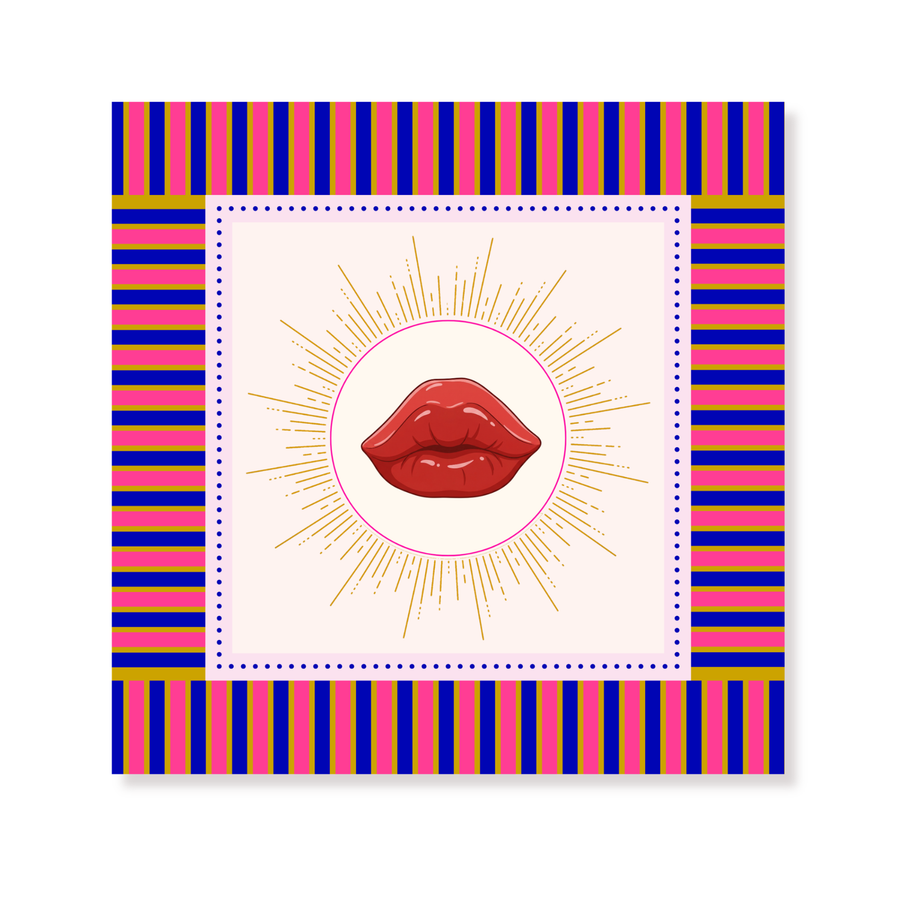 Paper Napkins “Lips” - FSC – 3-Ply – 33x33 cm (20 Pcs)