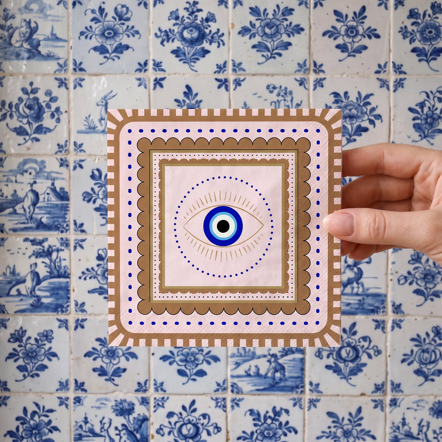 Paper Napkins “Eye” – FSC – 3-Ply – 33x33 cm (20 Pcs)