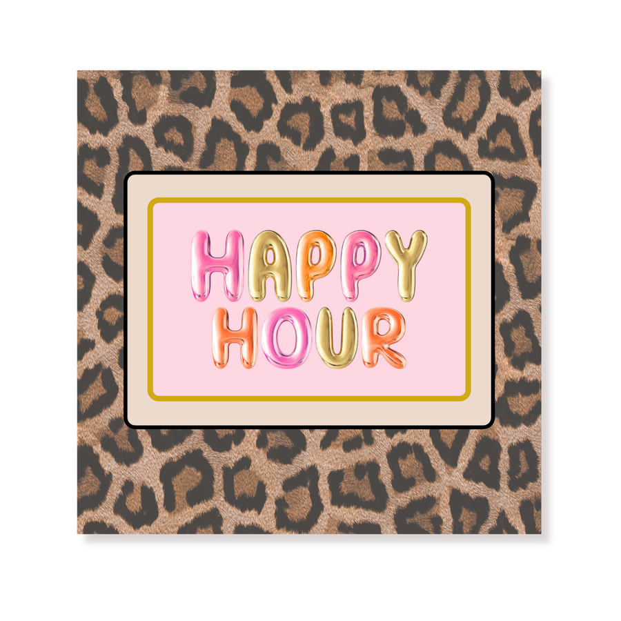 Paper Napkins “Happy Hour” – FSC – 3-Ply – 33x33 cm (20 Pcs)