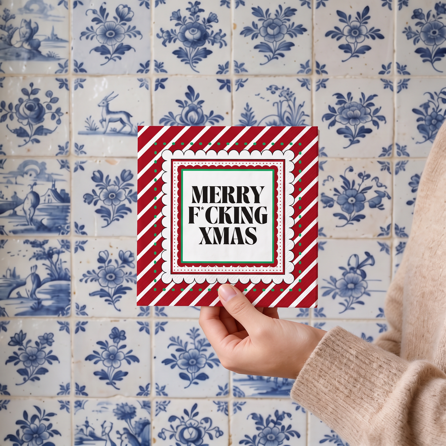 Paper Napkins “Merry F*cking Xmas” – FSC – 3-Ply – 33x33 cm