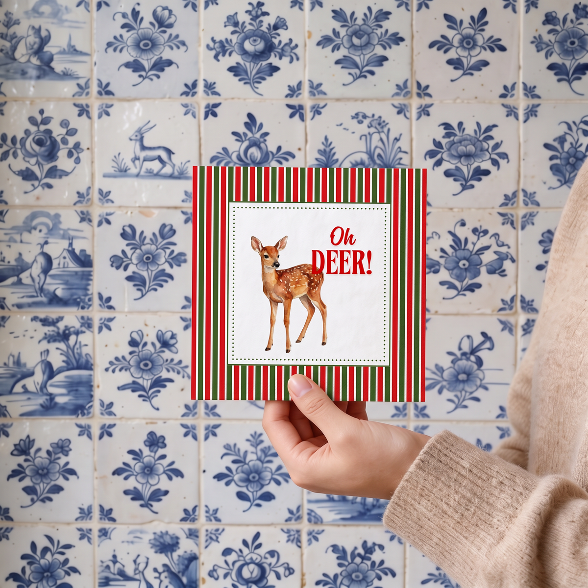 Paper Napkins “Oh Deer” – FSC – 3-Ply – 33x33 cm (20 Pcs)