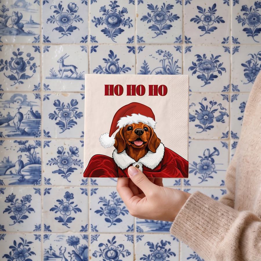 Paper Napkins “Dachshund” – FSC – 3-Ply – 33x33 cm (20 Pcs)