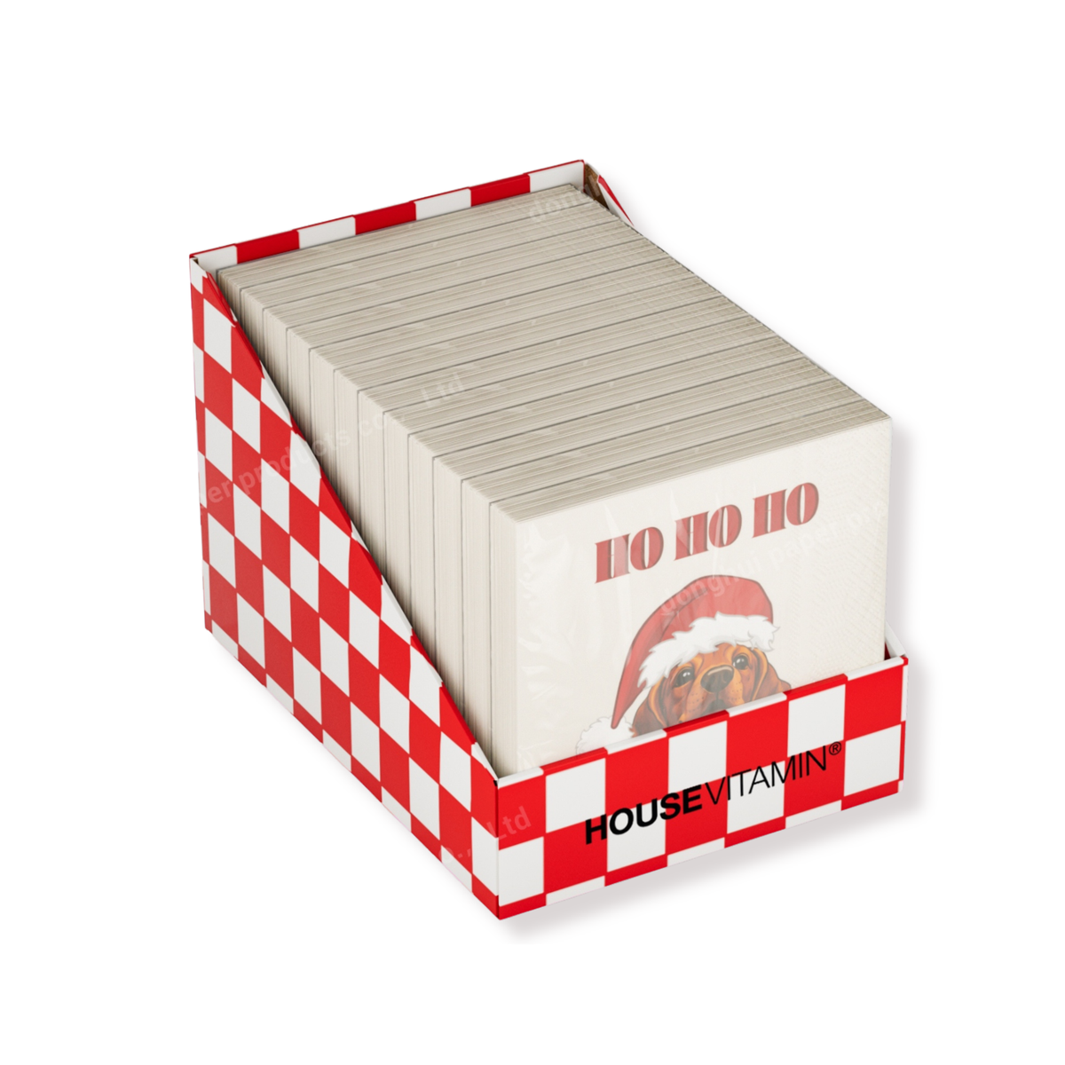 Paper Napkins “Ho Ho Ho” – FSC – 3-Ply – 33x33 cm (20 Pcs)