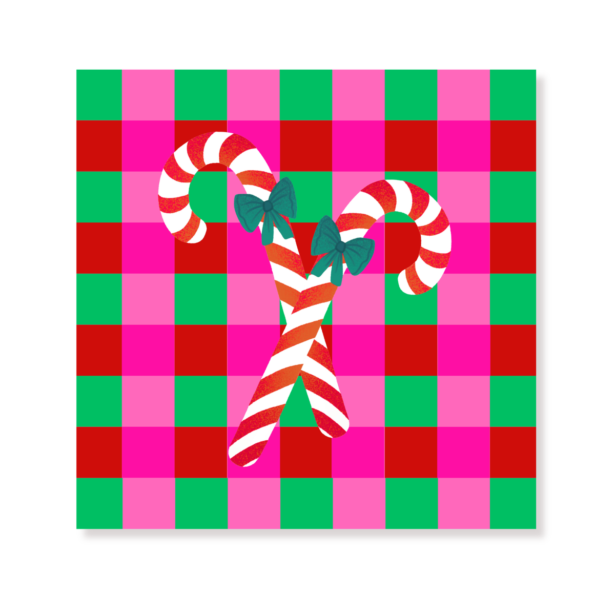Paper Napkins “Candy Cane” – FSC – 3-Ply – 33x33 cm (20 Pcs)