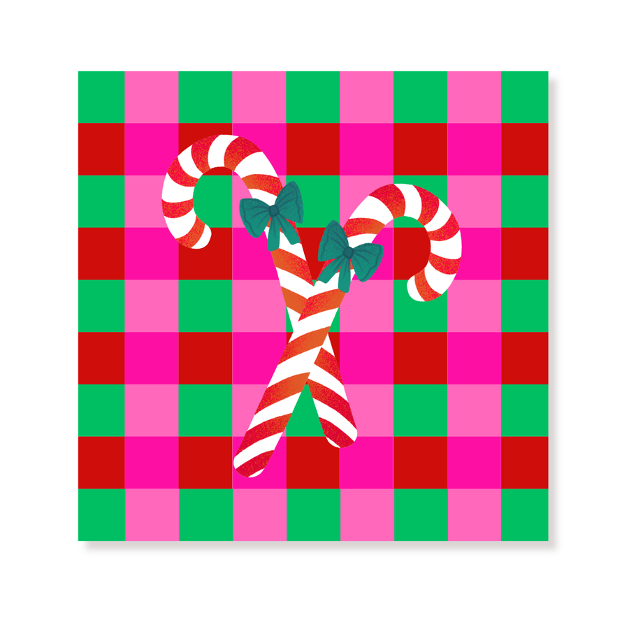 Paper Napkins “Candy Cane” – FSC – 3-Ply – 33x33 cm (20 Pcs)