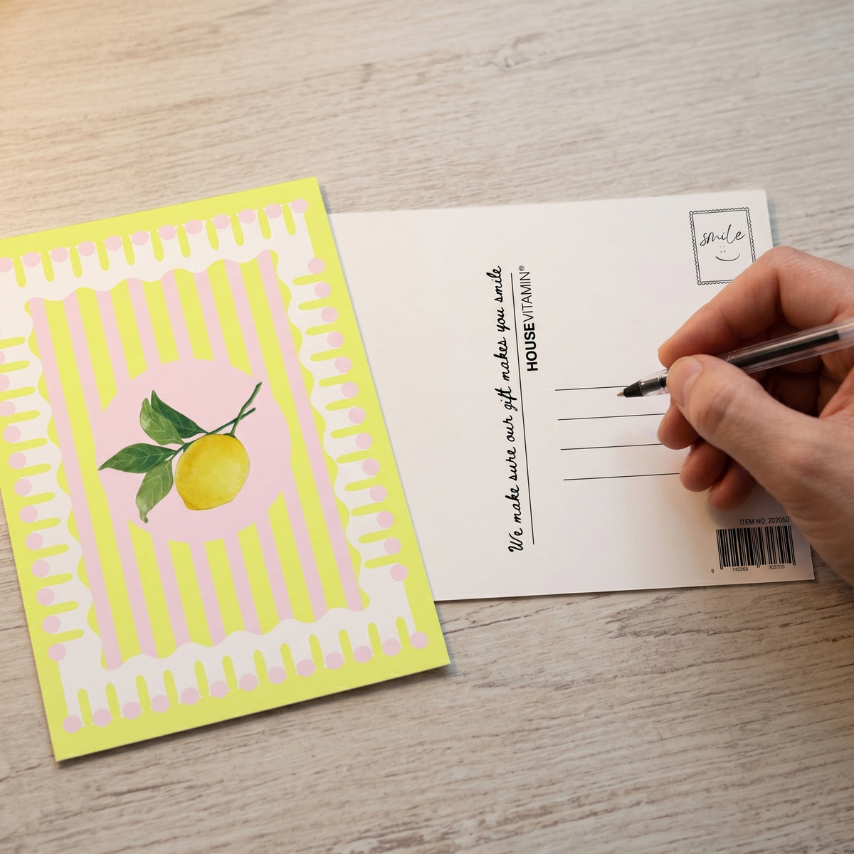 Postcard - Lemon - Paper - Set of 5 - A6