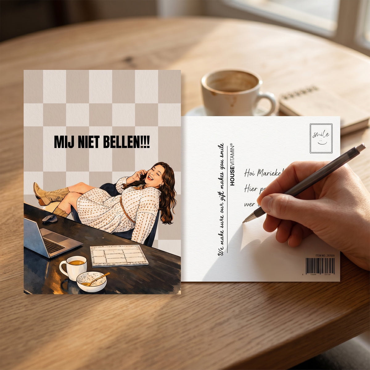 Postcard - Mij niet bellen - Paper - Set of 5 - A6