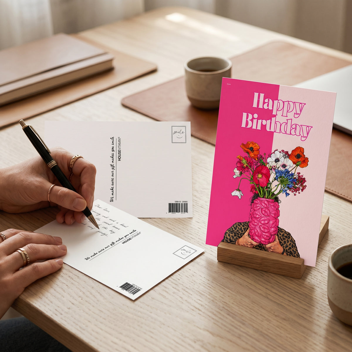 Postcard - Happy Birthday - Paper - Set of 5 - A6