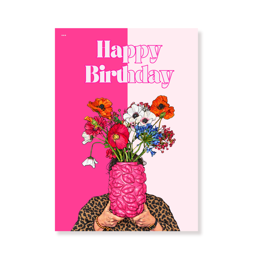 Postcard - Happy Birthday - Paper - Set of 5 - A6
