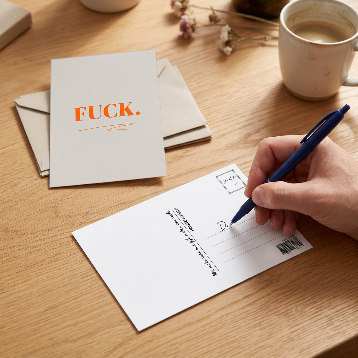 Postcard - Fuck - Paper - Set of 5 - A6