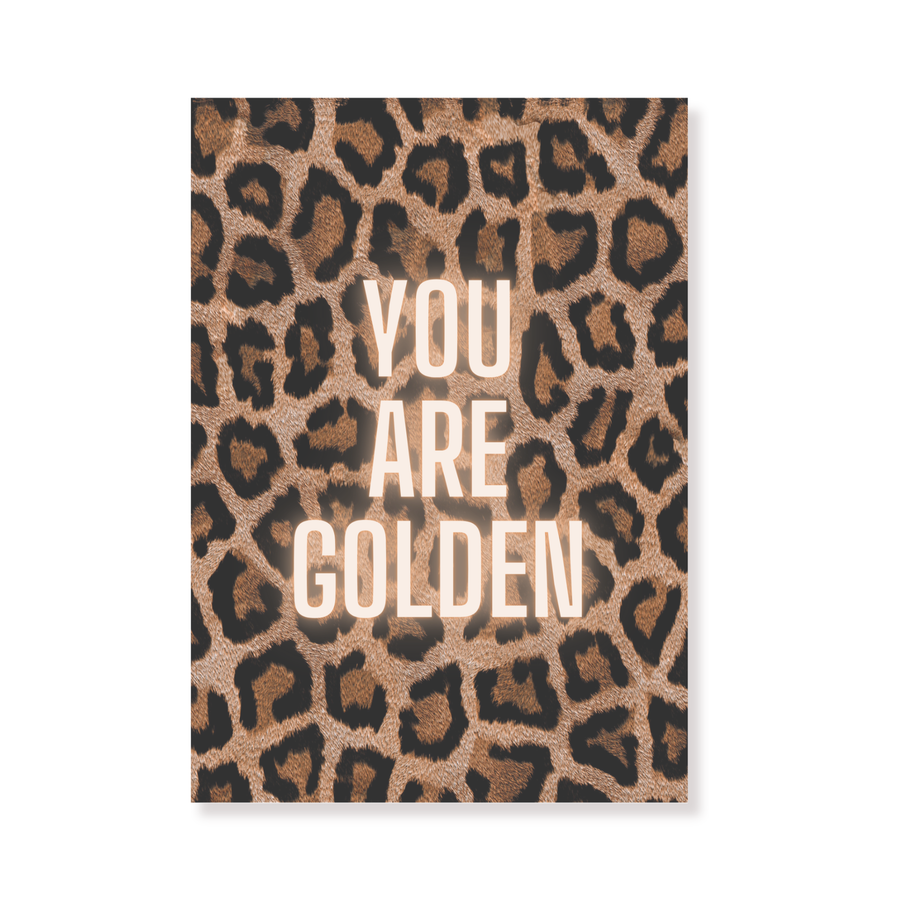 Postcard - You are Golden - Paper - Set of 5 - A6