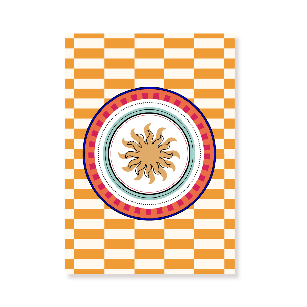 Postcard - Sun - Paper - Set of 5 - A6