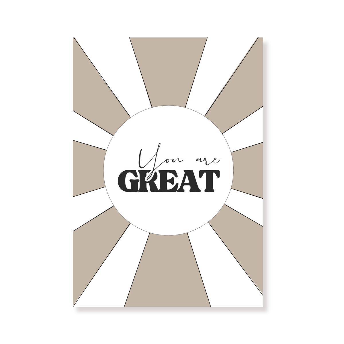 Postcard - You are Great - Paper - Set of 5 - A6