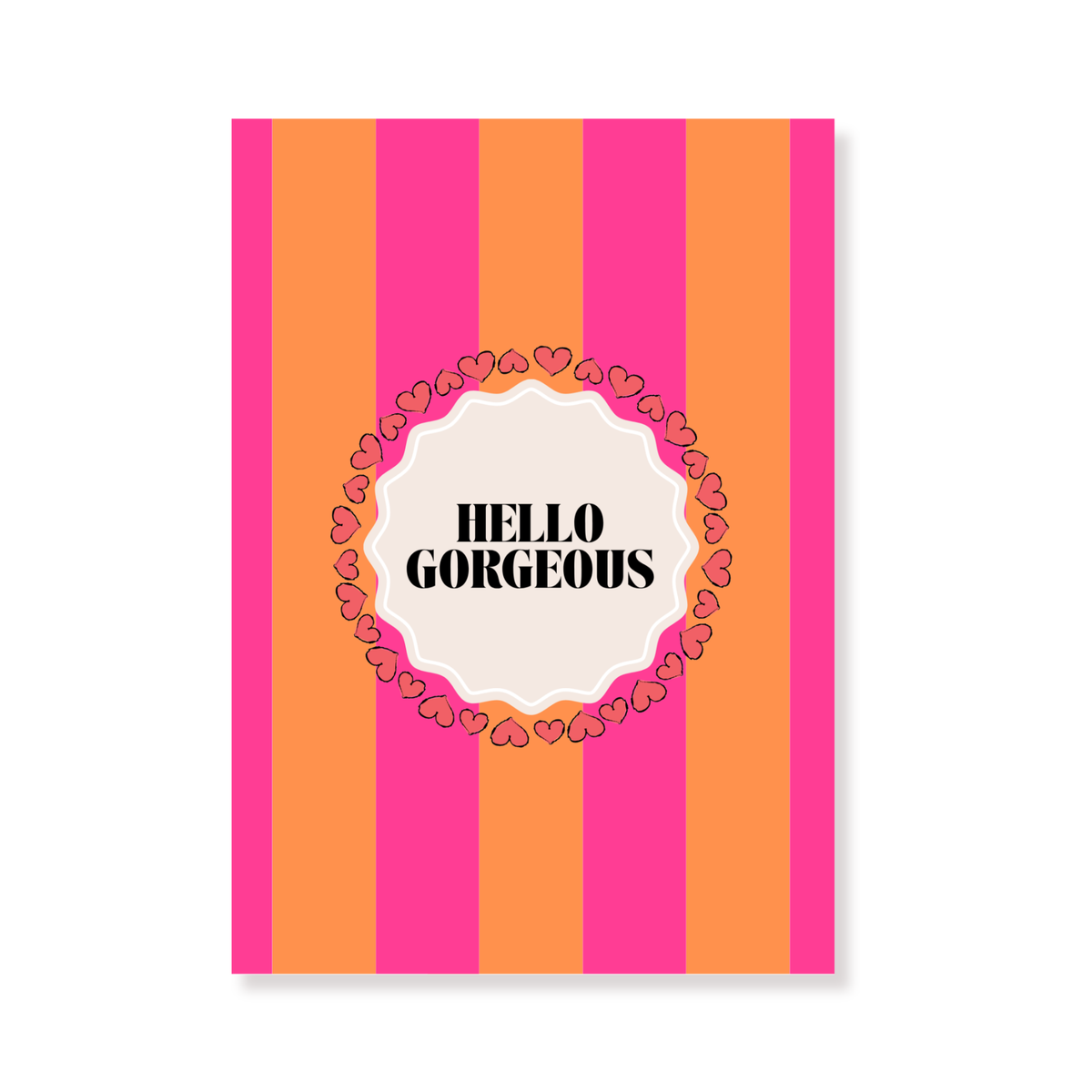Postcard - Hello Gorgeous - Paper - Set of 5 - A6