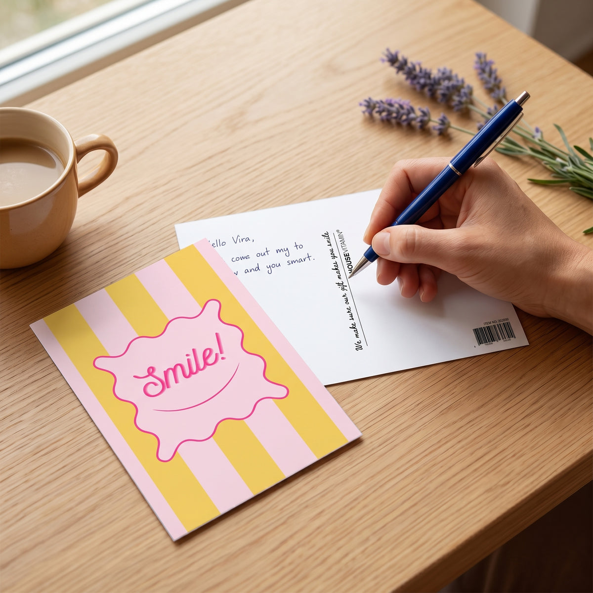 Postcard - Smile - Paper - Set of 5 - A6