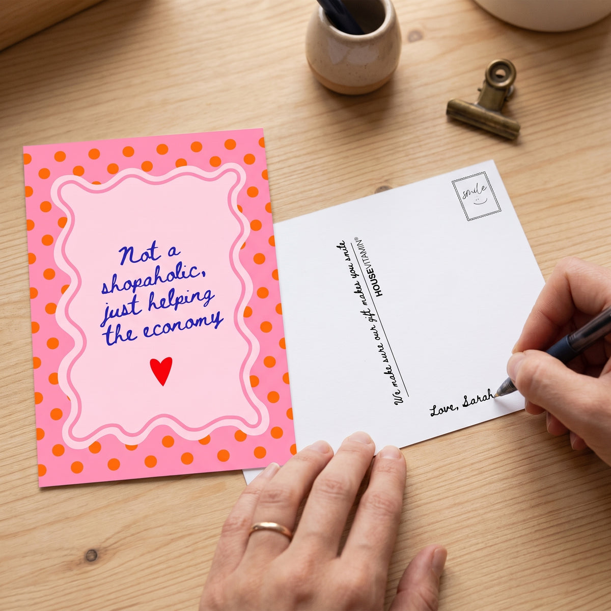 Postcard - Not a Shopaholic - Paper - Set of 5 - A6