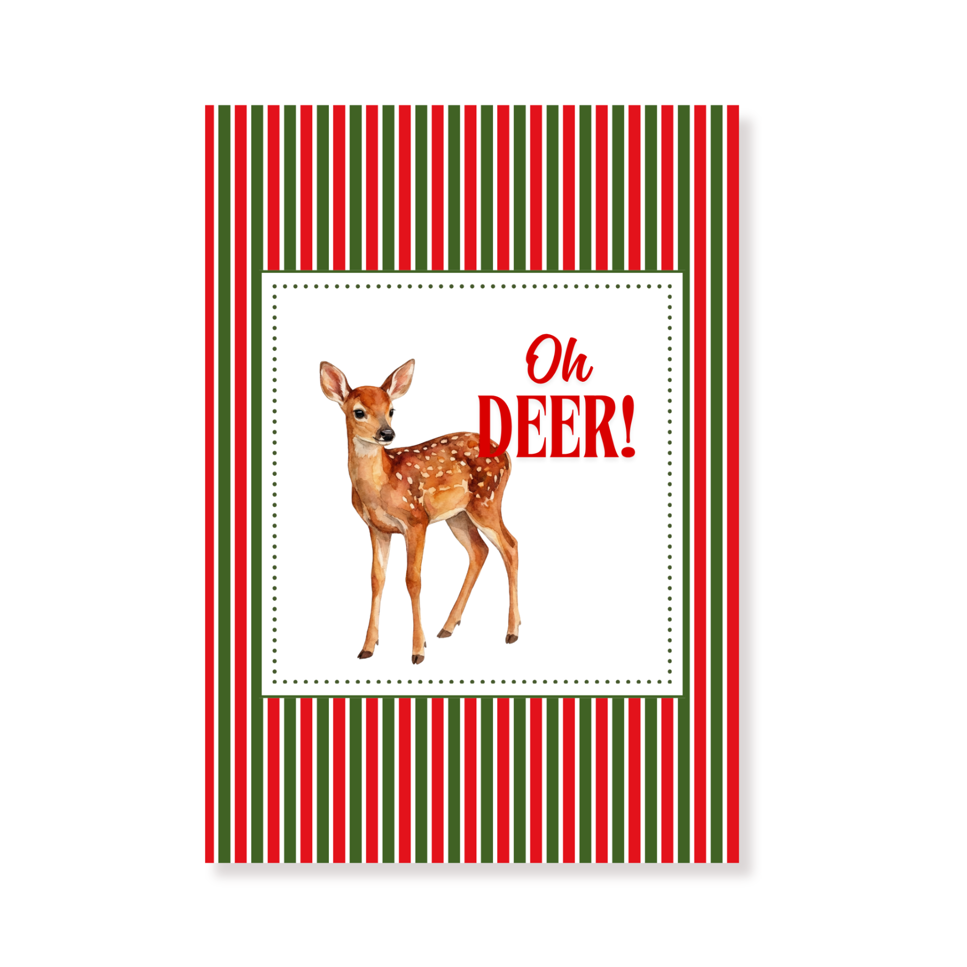 Postcard - Oh deer - Paper - Set of 5 - A6