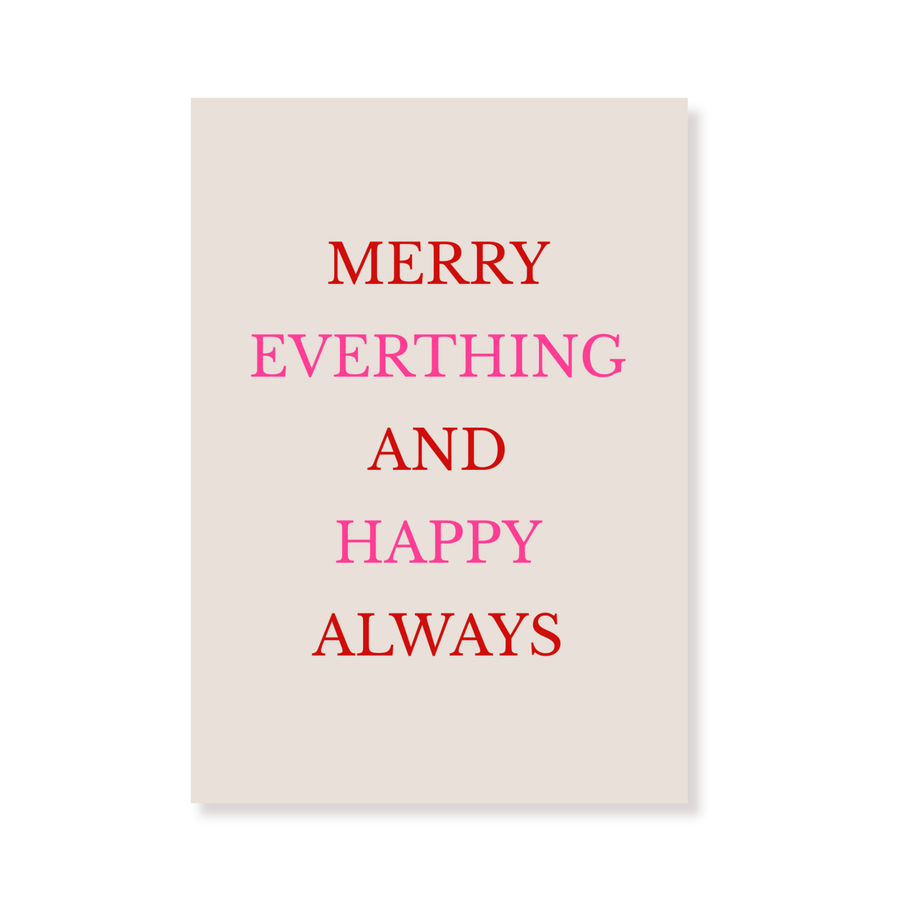 Postcard - Happy Always - Paper - Set of 5 - A6