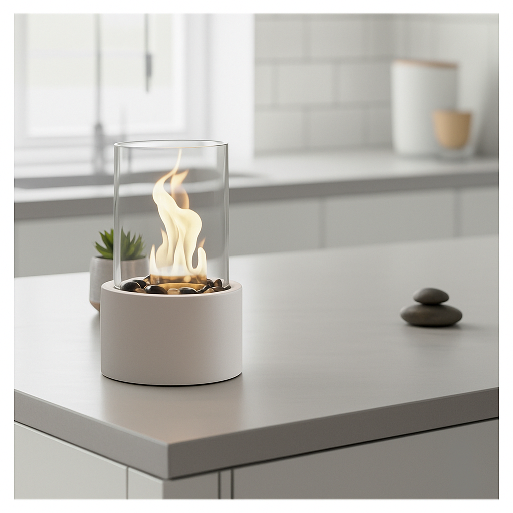 Table Burner - Round - Sand - 21x21x28cm