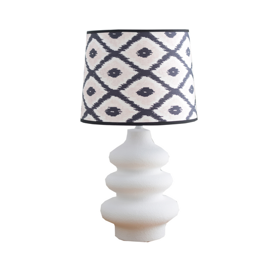 Table Lamp - Flow - Ceramics - White - E27 - 20x20x27cm