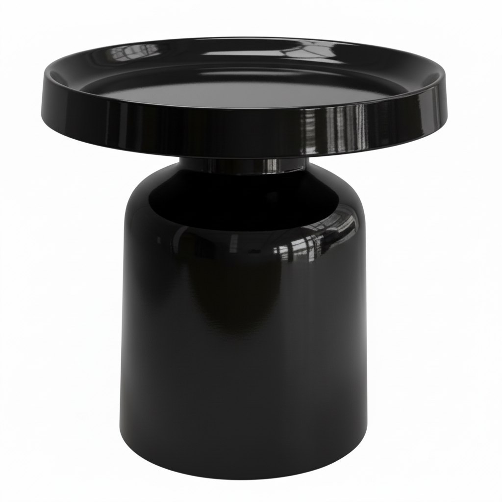 Side Table - Pawn - Black  - 43x42cm