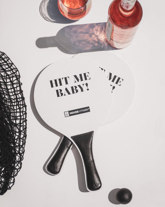 Housevitamin Summer Racket Set - Hit me Baby - 33x18,5x0,5cm