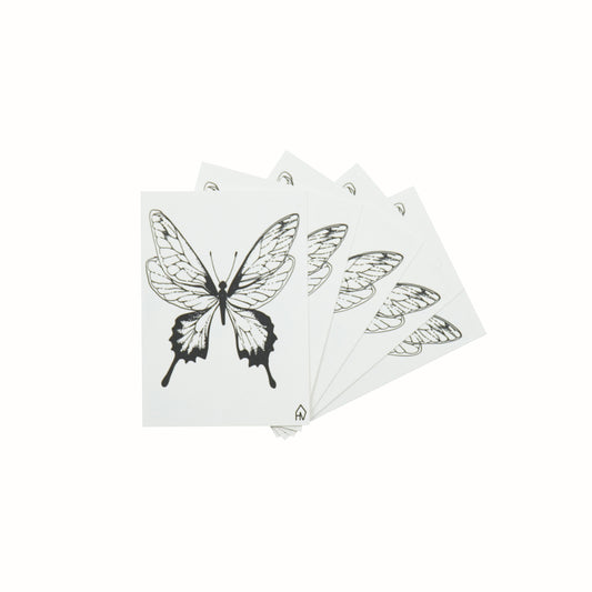 Housevitamin Postcard Butterfly - Set of 5- A6