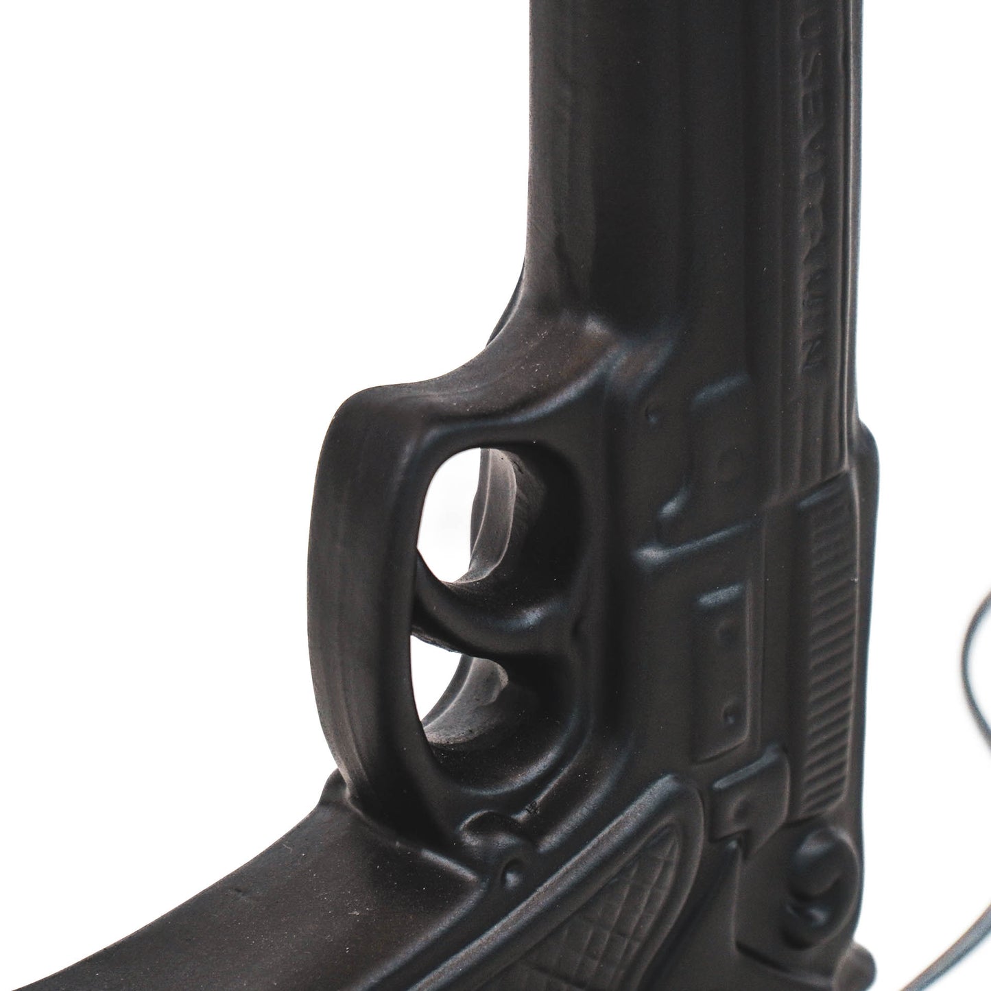 HV Gun Lamp - Black - 15x9x32cm