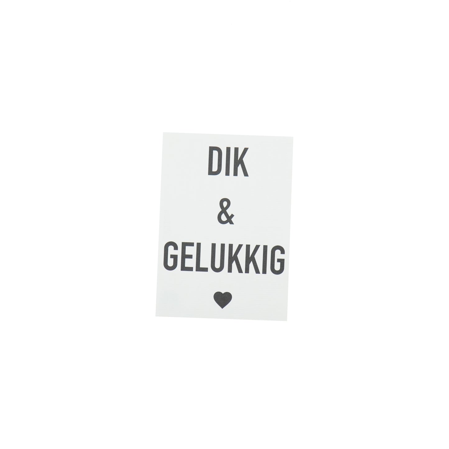 Housevitamin Dik & Gelukkig - Postcard - A6 - set of 5