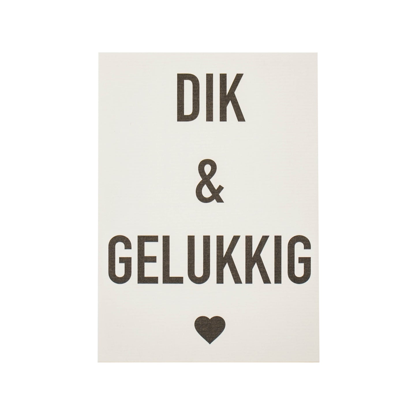 Housevitamin Dik & Gelukkig - Postcard - A6 - set of 5