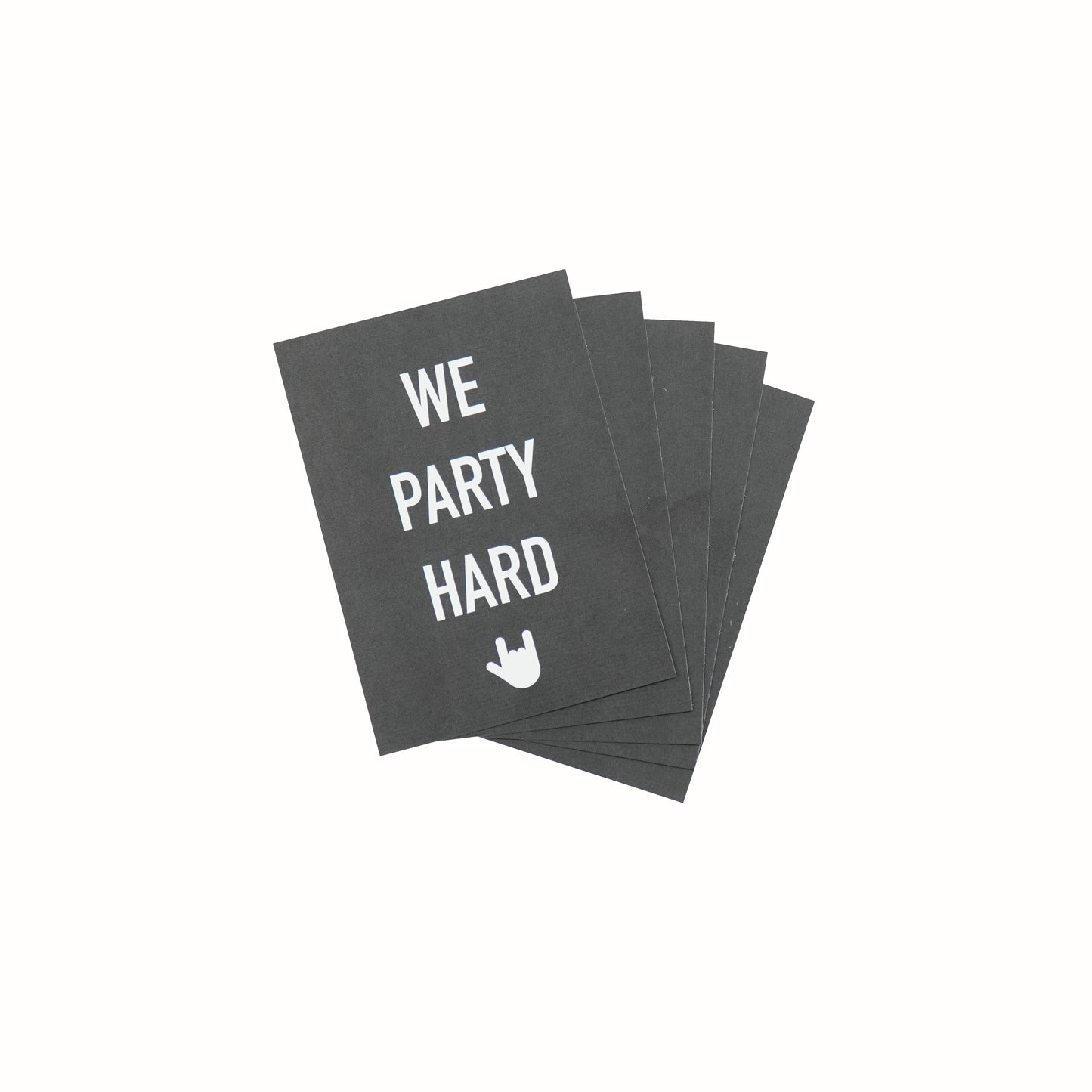 HV Postcard: We Party - A6