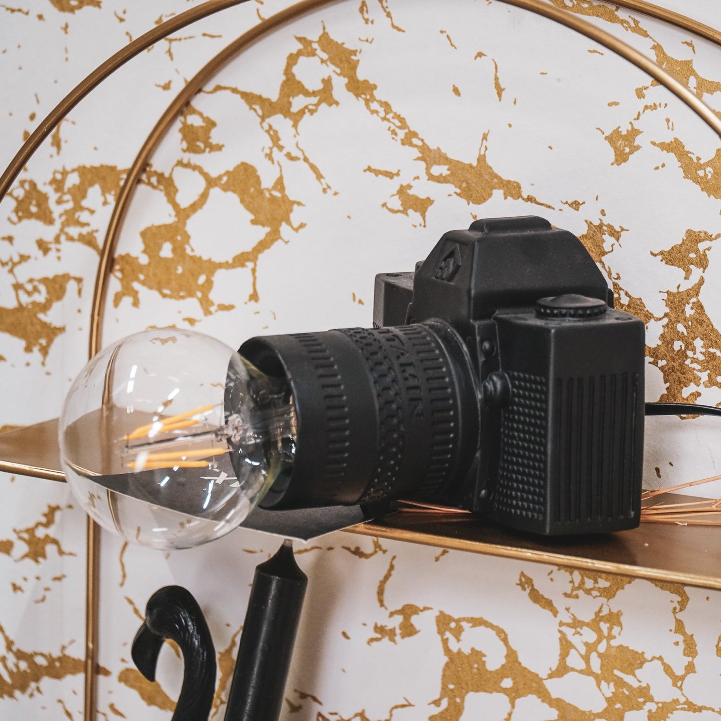 HV Camera Lamp - 15x12cm - Black