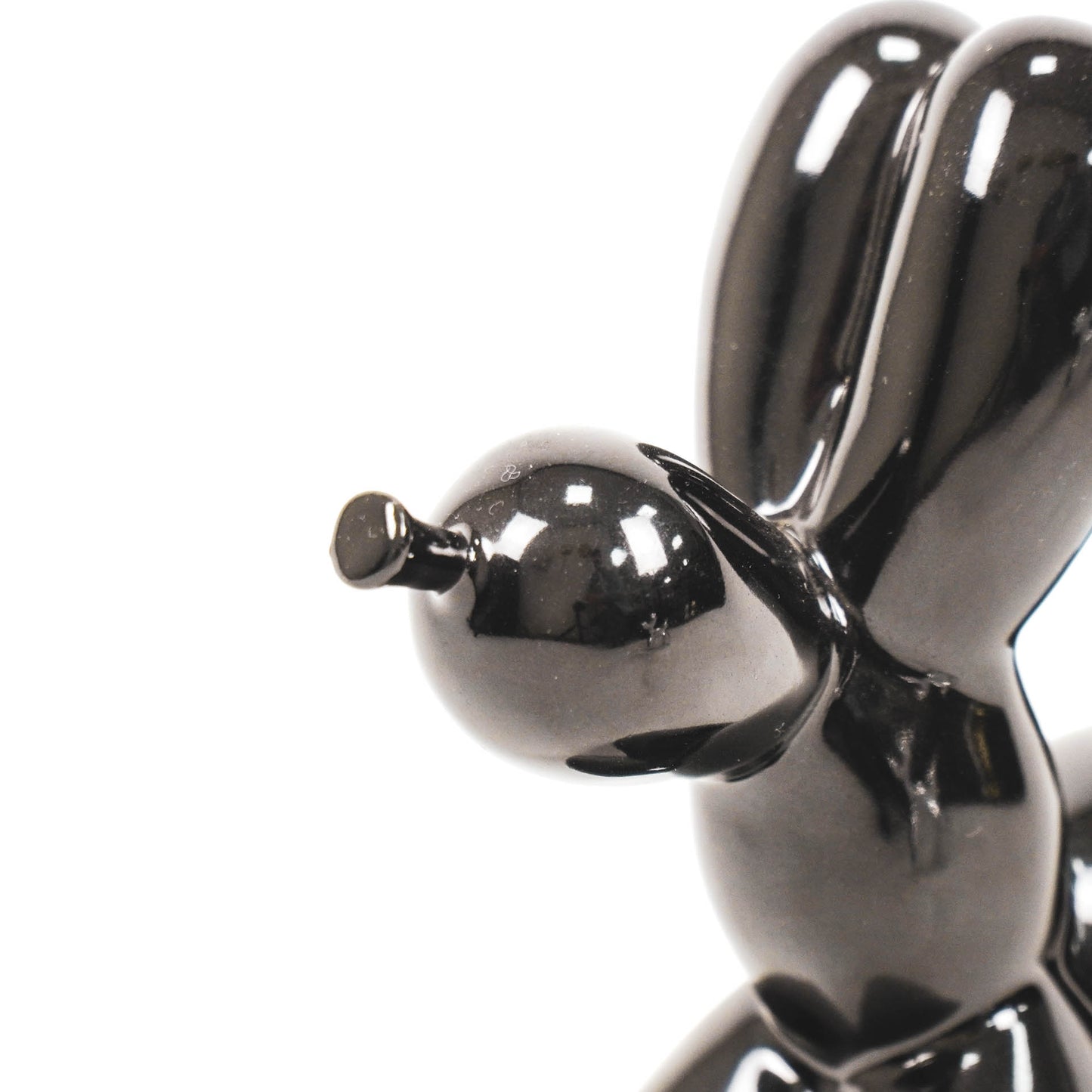 Ornament - Balloon Dog - Ceramic - Black - 8x18,5x8cm