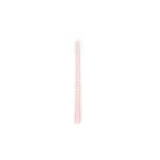 HV Twisted Candles 4 pcs - Pink - 2x30cm