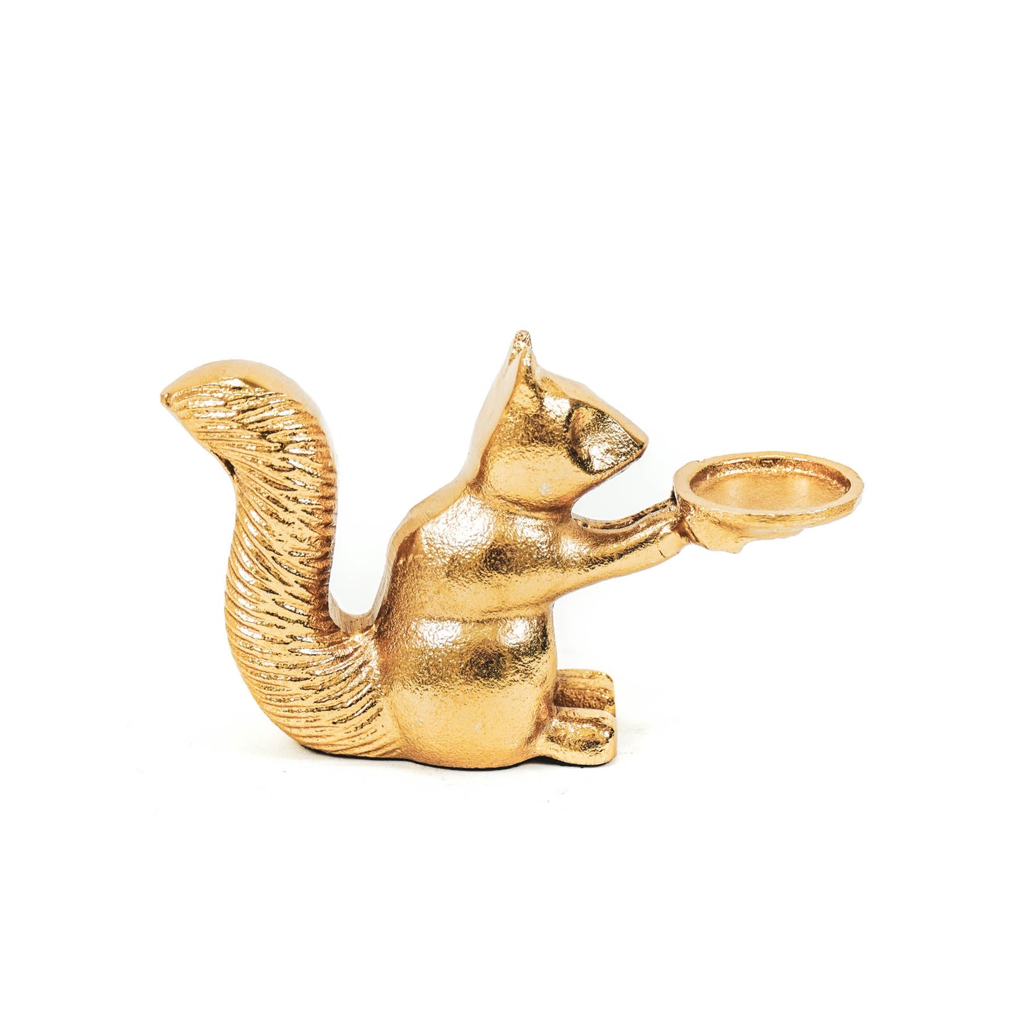 HV Squirrel Tealightholder - Gold - 17x5x11cm