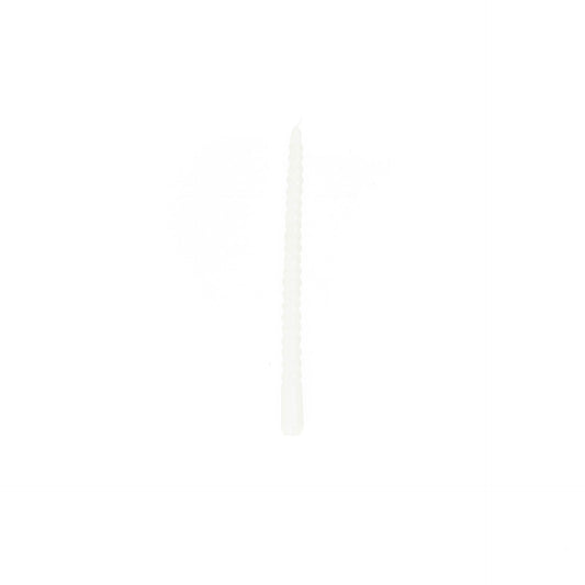 HV Twisted Candles 4 pcs - White - 2x30cm