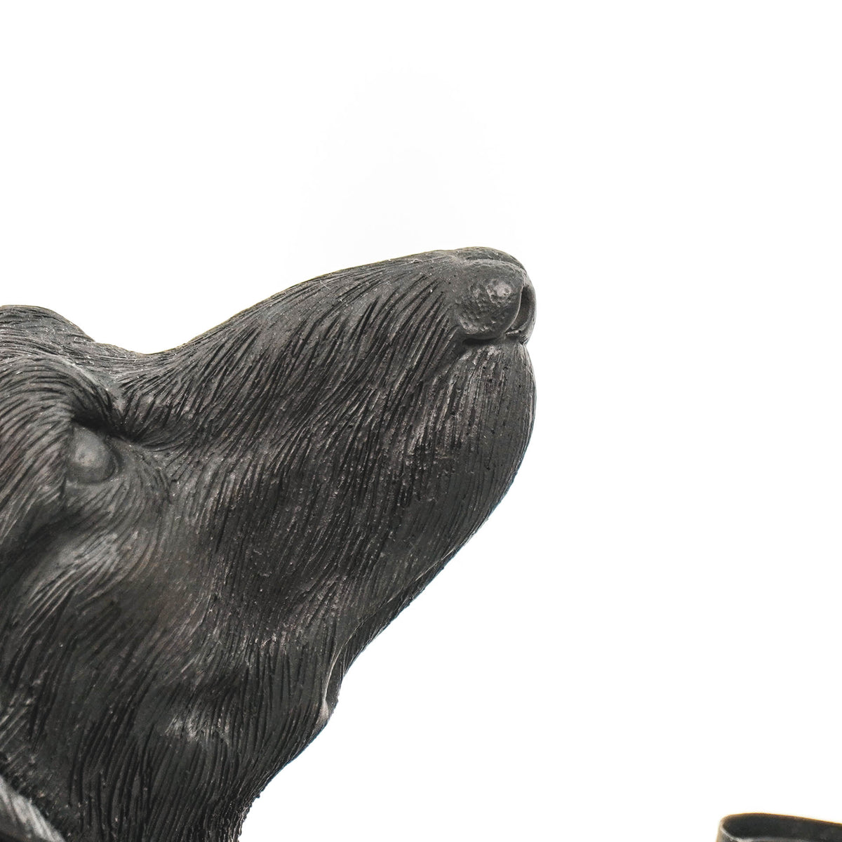 Table Lamp - Dachshund Lamp - Polyresin -Black - E14 - 10x15x38cm